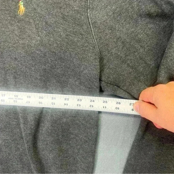 Polo Ralph Lauren Flesh Pony Sweater Cardigan Mens XLT Tall Heavy Thick 1164 - Picture 4 of 7